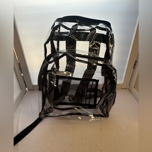 Amazon Clear Black Backpack 16 Inches Hi School Concerts  Stadium Events Travel